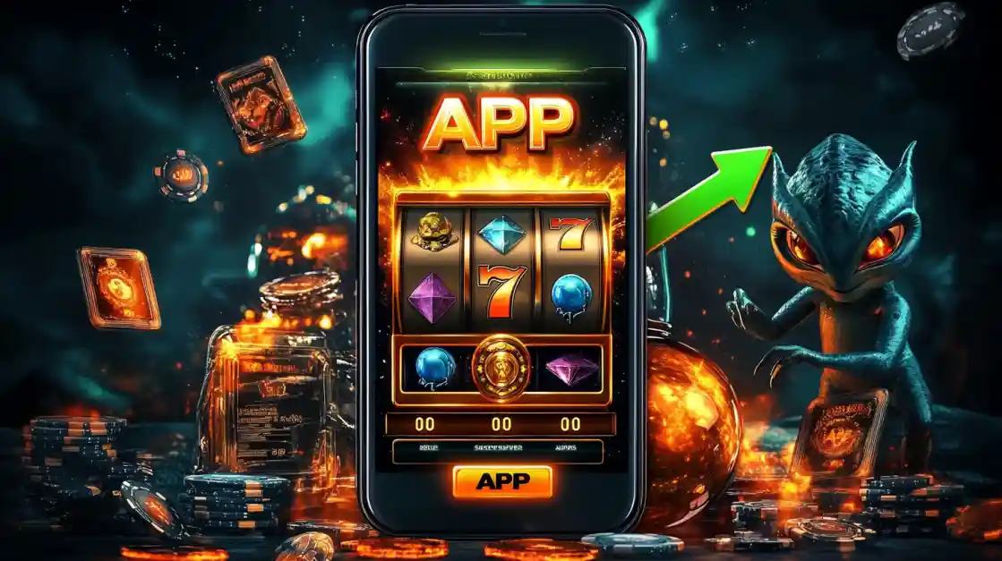 A slot-style game shown inside the cd33 bet mobile app, highlighting a fun gaming experience.